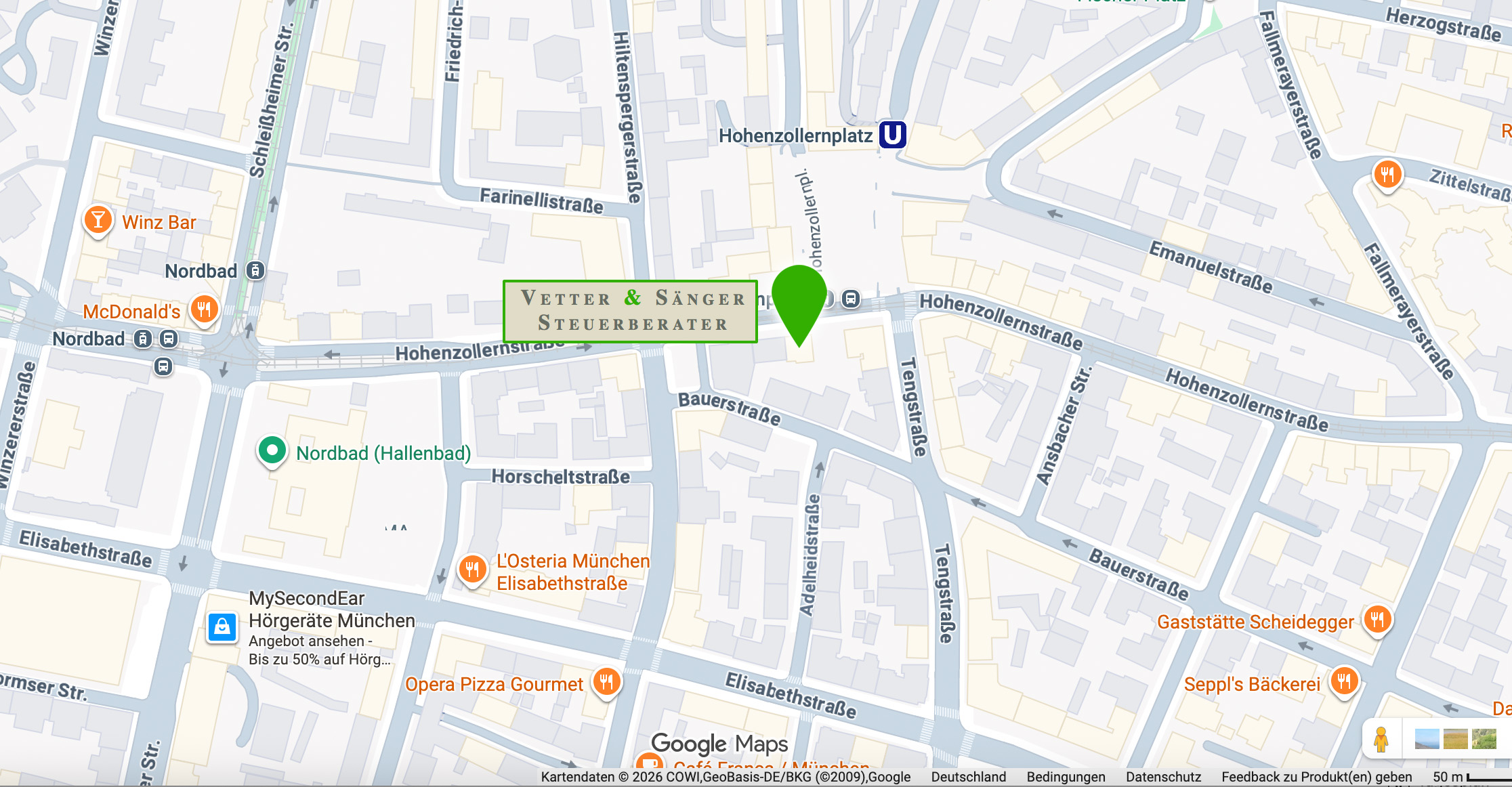 Vetter & Sänger Anfahrt